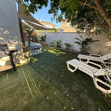Rez De Jardin Cosy & Jacuzzi شقة